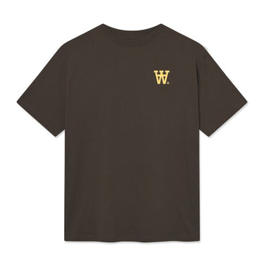 Wood Wood Asa seal Licorice Brown t-shirts - KYOTO - Wood Wood