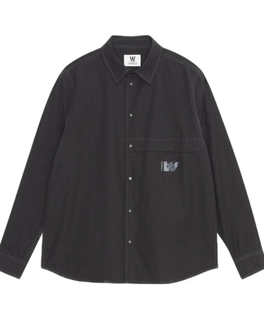 Wood Wood Axl Boyscout Shirt Charcoal - KYOTO - Wood Wood