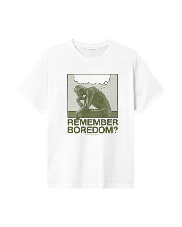 Wood Wood Bobby Penseur T-shirt White - KYOTO - Wood Wood