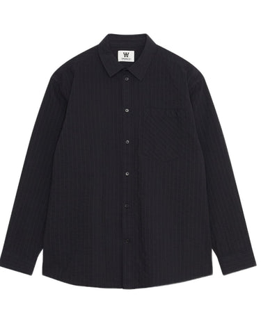 Wood Wood Day Dobby Striped Shirt Skjorter Shadow Side - KYOTO - Wood Wood