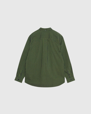 Wood Wood Day Striped AA Embroidery Shirt GOTS Pear - KYOTO - Wood Wood