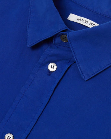 Wood Wood Nico shirt Electric Blue - KYOTO - Wood Wood