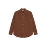 Wood Wood Nico shirt Terra Brown - KYOTO - Wood Wood