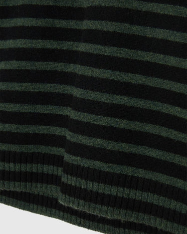 Wood Wood Tya Striped Oversized Jumper Striktrøjer Nature Green - KYOTO - Wood Wood