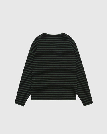 Wood Wood Tya Striped Oversized Jumper Striktrøjer Nature Green - KYOTO - Wood Wood