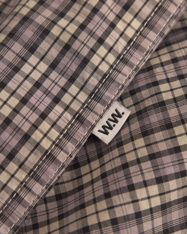 Wood Wood WWCarter shirt 25115 Minimal gray check - KYOTO - Wood Wood