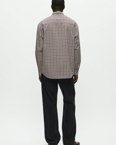 Wood Wood WWCarter shirt 25115 Minimal gray check - KYOTO - Wood Wood