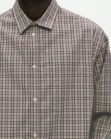 Wood Wood WWCarter shirt 25115 Minimal gray check - KYOTO - Wood Wood