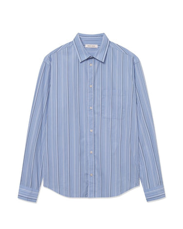 Wood Wood WWCarter shirt 25115 Serenity stripe - KYOTO - Wood Wood