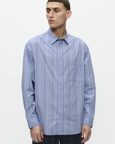 Wood Wood WWCarter shirt 25115 Serenity stripe - KYOTO - Wood Wood