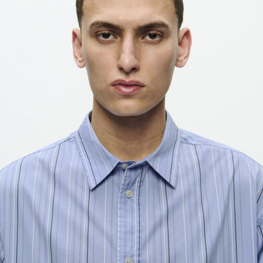 Wood Wood WWCarter shirt 25115 Serenity stripe - KYOTO - Wood Wood