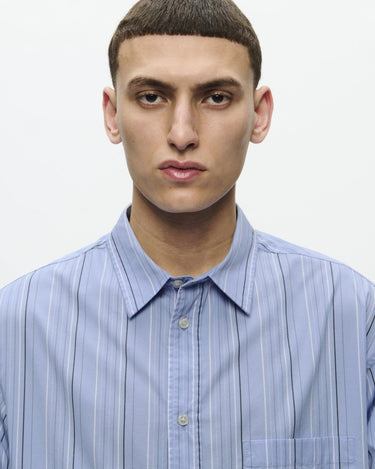 Wood Wood WWCarter shirt 25115 Serenity stripe - KYOTO - Wood Wood