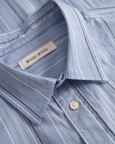 Wood Wood WWCarter shirt 25115 Serenity stripe - KYOTO - Wood Wood
