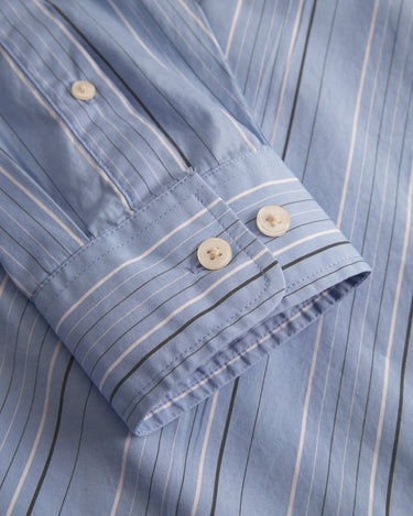 Wood Wood WWCarter shirt 25115 Serenity stripe - KYOTO - Wood Wood