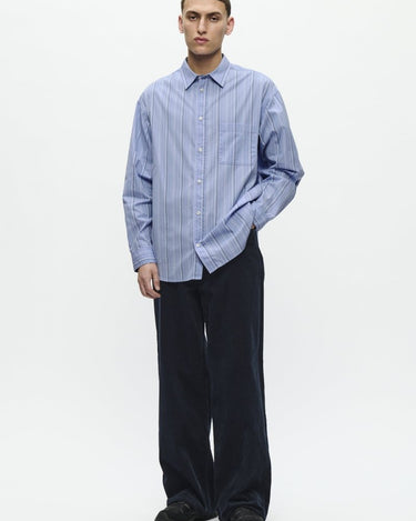 Wood Wood WWCarter shirt 25115 Serenity stripe - KYOTO - Wood Wood