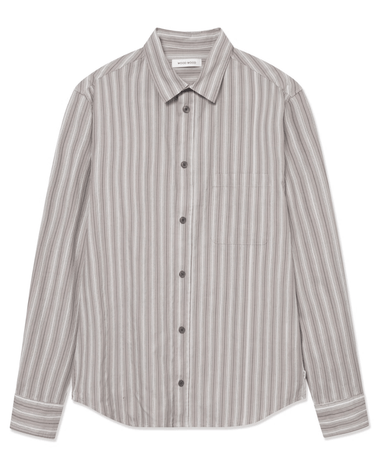 Wood Wood WWCarter shirt 25200 Fallen rock stripe - KYOTO - Wood Wood