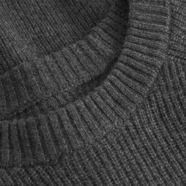 Wood Wood WWKevin crew neck 25298 Gray Pinstripe Melange - KYOTO - Wood Wood