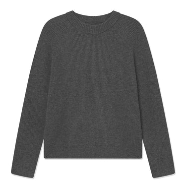 Wood Wood WWKevin crew neck 25298 Gray Pinstripe Melange - KYOTO - Wood Wood