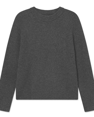 Wood Wood WWKevin crew neck 25298 Gray Pinstripe Melange - KYOTO - Wood Wood
