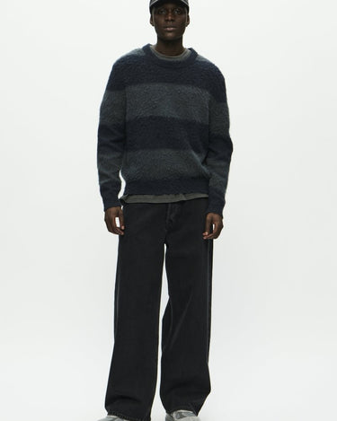 Wood Wood WWLevi crew neck 25192 Salute stripe - KYOTO - Wood Wood