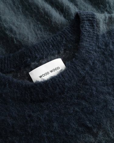 Wood Wood WWLevi crew neck 25192 Salute stripe - KYOTO - Wood Wood