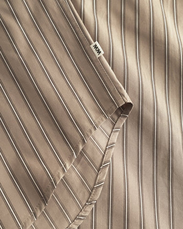 Wood Wood WWNico shirt 25278 Greige stripe - KYOTO - Wood Wood