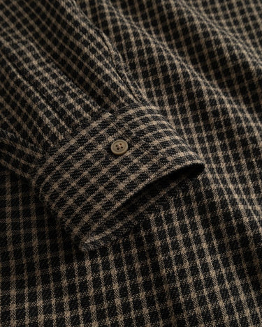 Wood Wood WWNico shirt 25280 Greige check - KYOTO - Wood Wood
