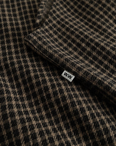 Wood Wood WWNico shirt 25280 Greige check - KYOTO - Wood Wood