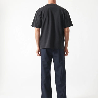 Works and Days Monogram T-Shirt Black - KYOTO - Works and Days