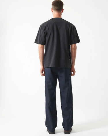 Works and Days Monogram T-Shirt Black - KYOTO - Works and Days