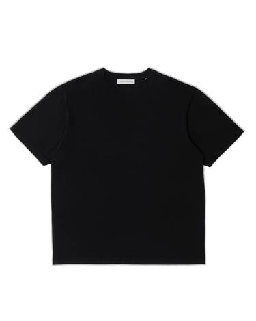 Works and Days Monogram T-Shirt Black - KYOTO - Works and Days