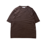 Works and Days Monogram T-Shirt Driftwood Brown - KYOTO - Works and Days