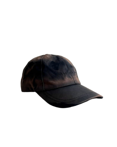 Works and Days Oxidised Ventile Cap Black - KYOTO - Works and Days