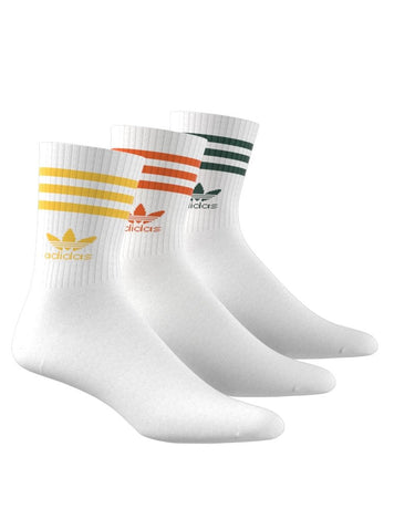Adidas 3pack Socks White/Gold /Orange IU2661 - KYOTO - Adidas clothing