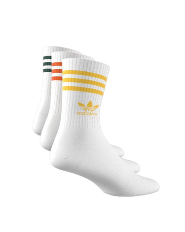 Adidas 3pack Socks White/Gold /Orange IU2661 - KYOTO - Adidas clothing