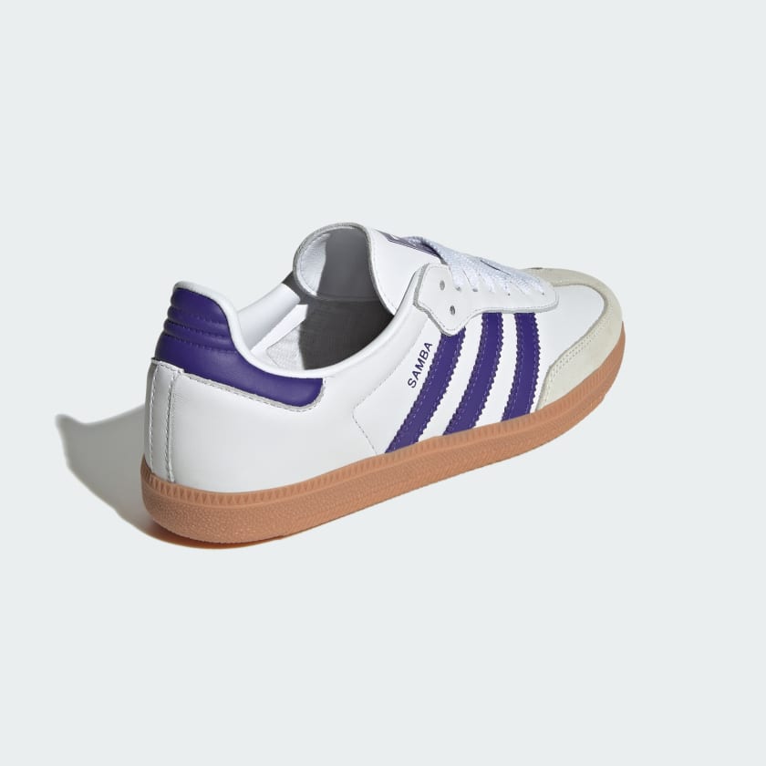 Adidas SAMBA White/Purple - KYOTO - Adidas