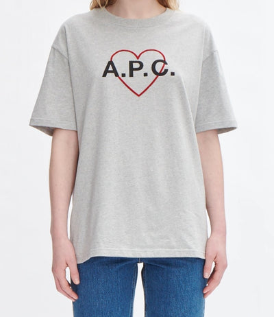 APC t-shirt billy GRIS CHINE - KYOTO - APC