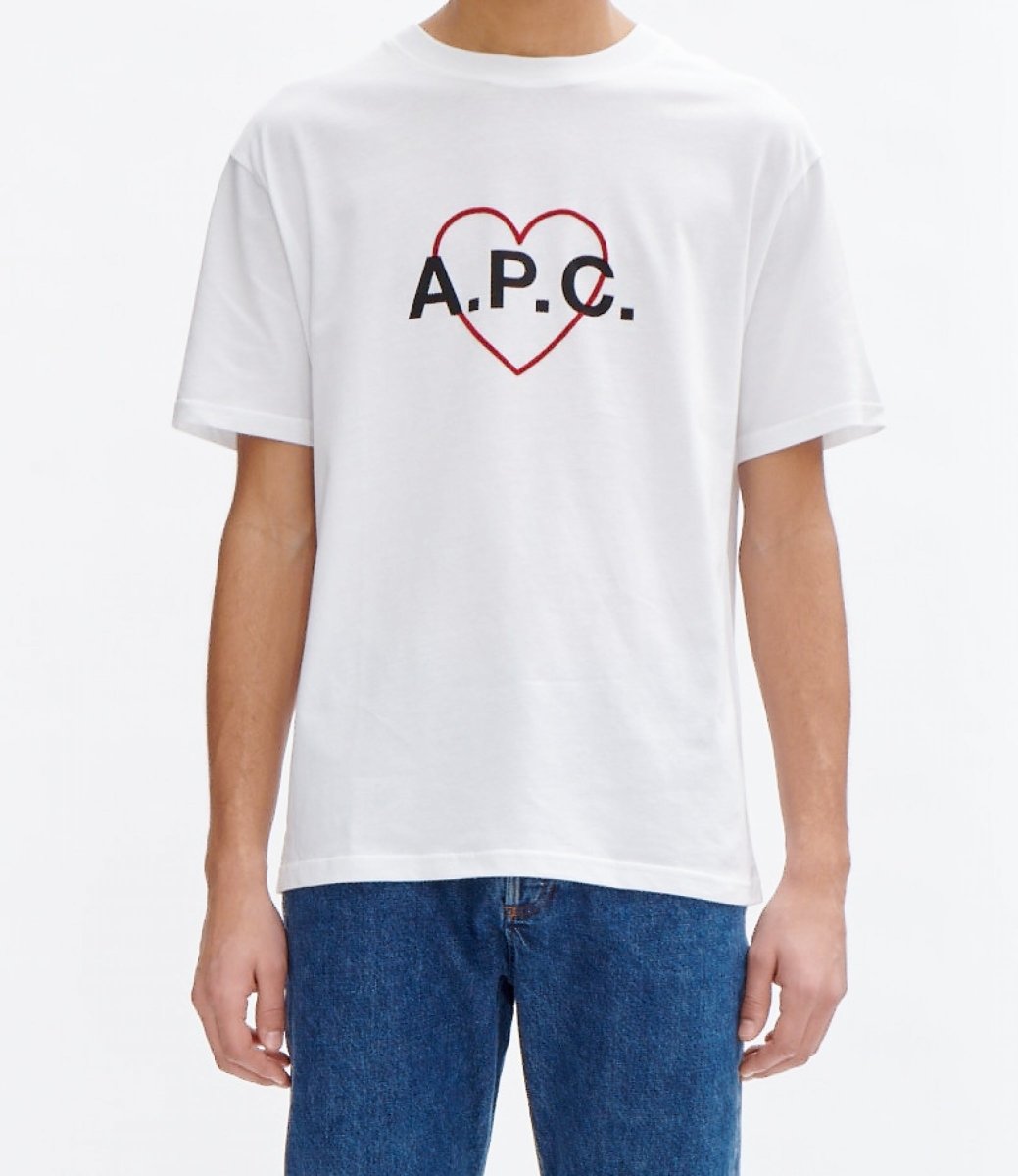 APC t-shirt valentin BLANC - KYOTO - APC