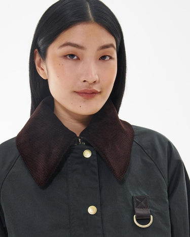 Barbour Catton Wax Sage Jacket - KYOTO - Barbour women