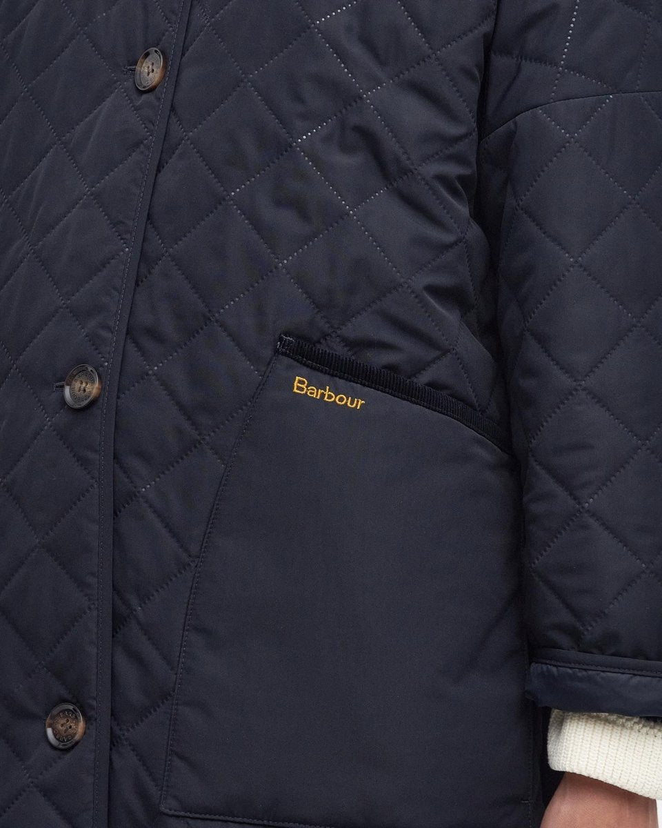Barbour Lockton Quilt Navy Jacket - KYOTO - Barbour women