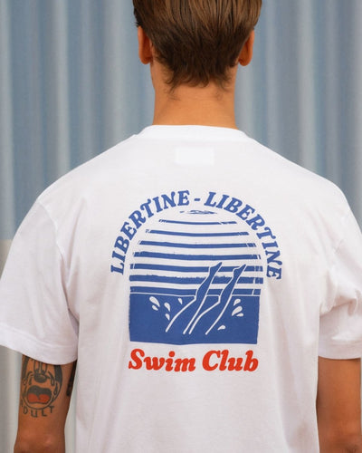 Beat Swim Club 1868 White T-shirts - KYOTO - Libertine-Libertine