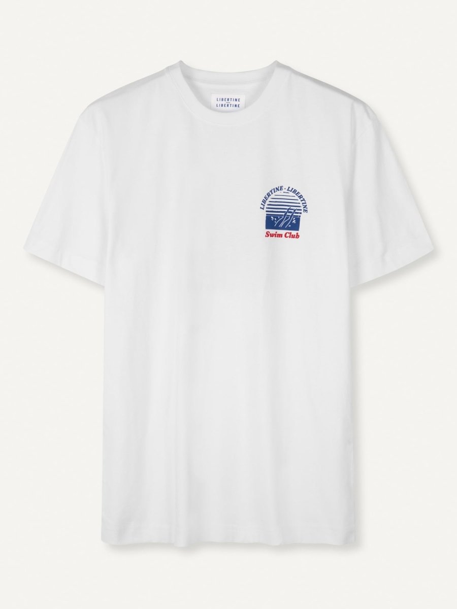 Beat Swim Club 1868 White T-shirts - KYOTO - Libertine-Libertine
