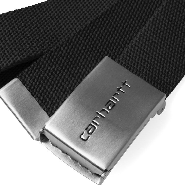 Carhartt Clip Belt Chrome Black - KYOTO - Carhartt WIP