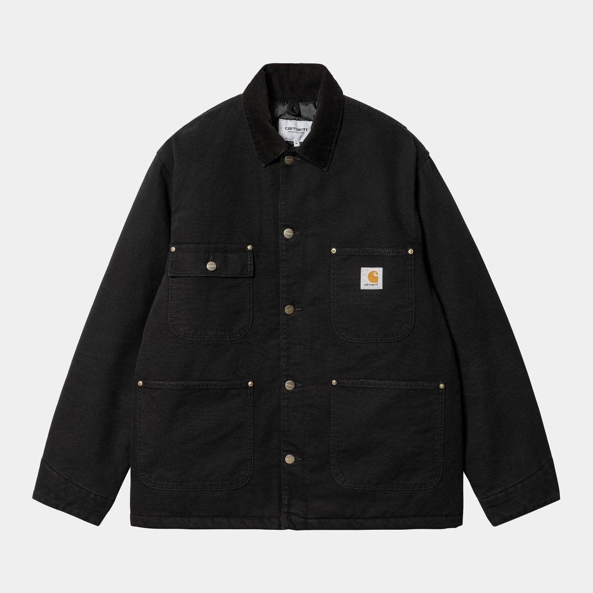 Carhartt OG Chore Coat Black - KYOTO - Carhartt WIP