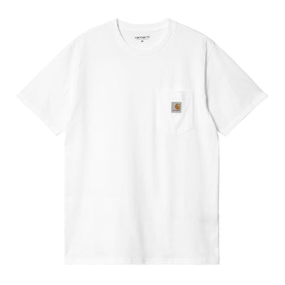 Carhartt S/S Pocket T-Shirt - White - KYOTO - Carhartt WIP