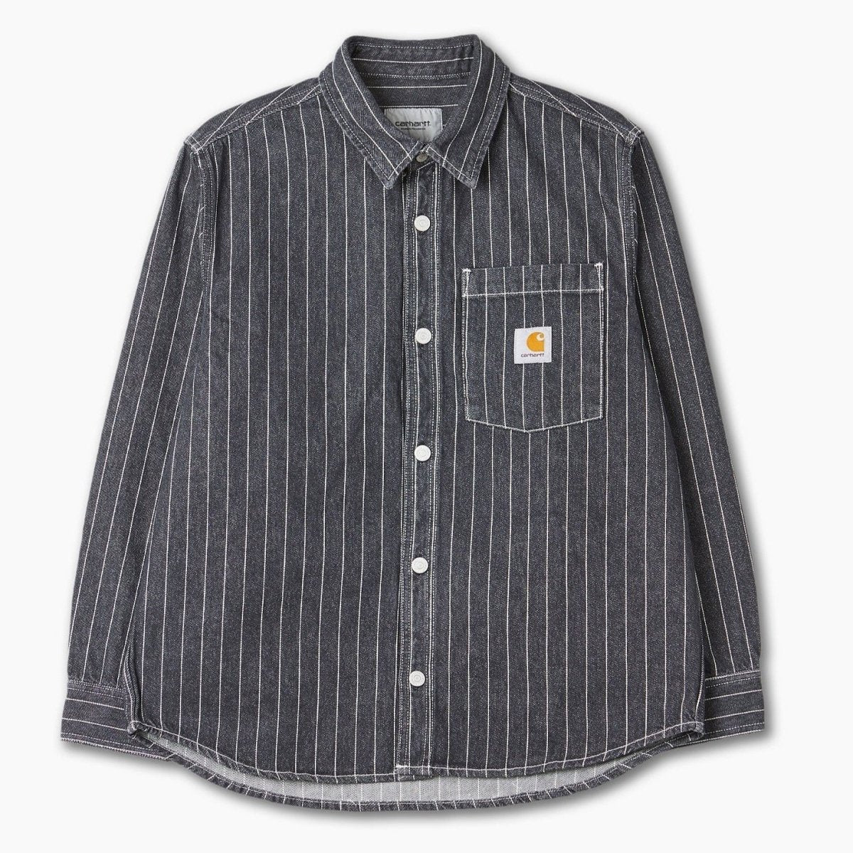 Carhartt WIP Orlean Shirt Jac Stripe denim - KYOTO - Carhartt WIP