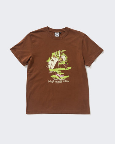 Carne Bollente Magic Woods Festival Brown T-shirts - KYOTO - Carne Bollente