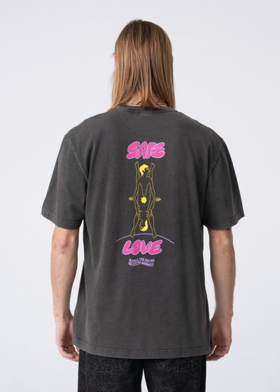 Carne Bollente Safe Love Tee black - KYOTO - Carne Bollente