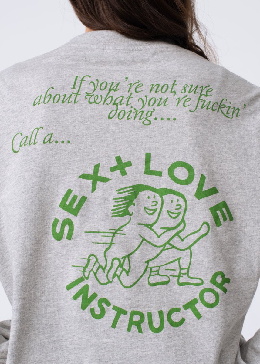 Carne Bollente Sex+Love Tee grey - KYOTO - Carne Bollente