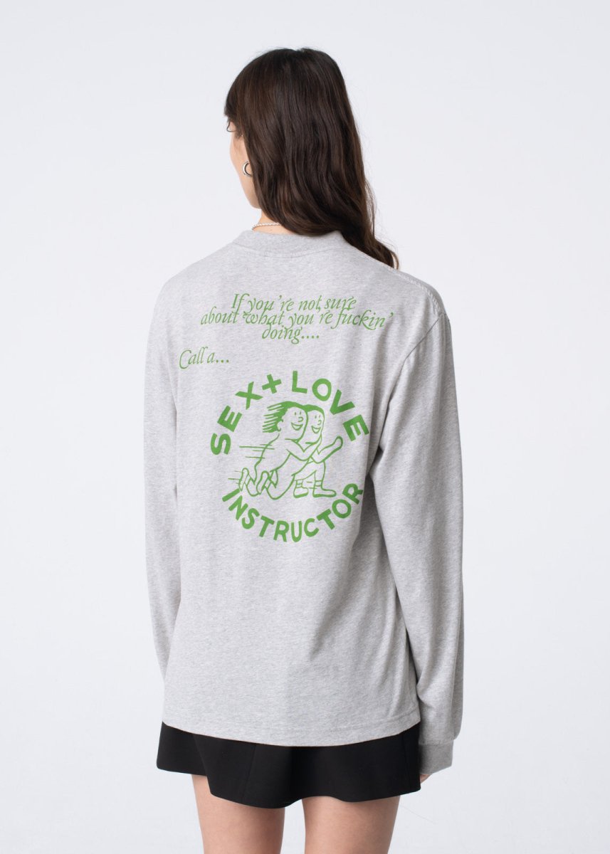 Carne Bollente Sex+Love Tee grey - KYOTO - Carne Bollente